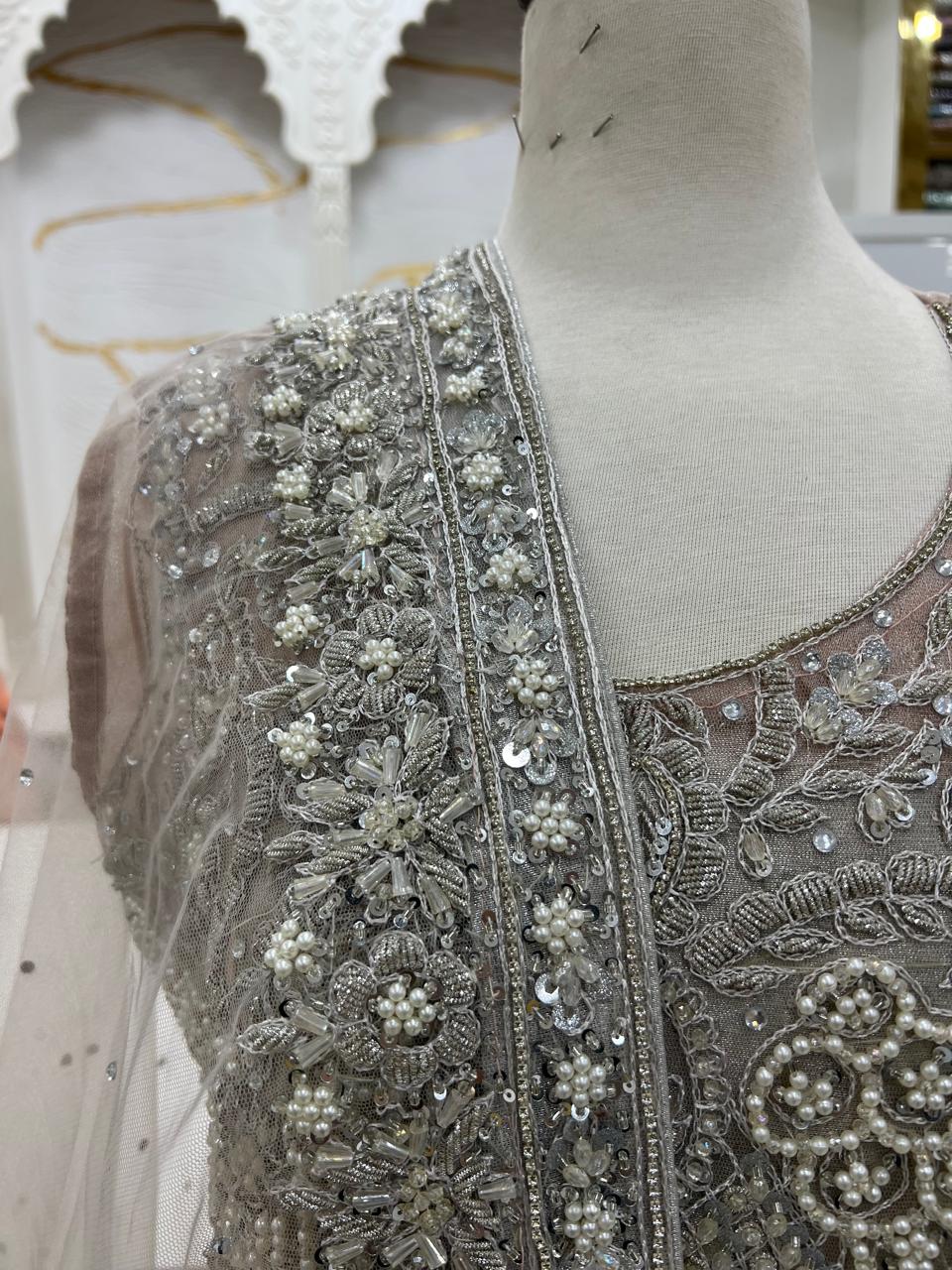 Bridal Maxi Dress 2026 | Elegant Wedding Wear – Star Fabrics (AZ4700)