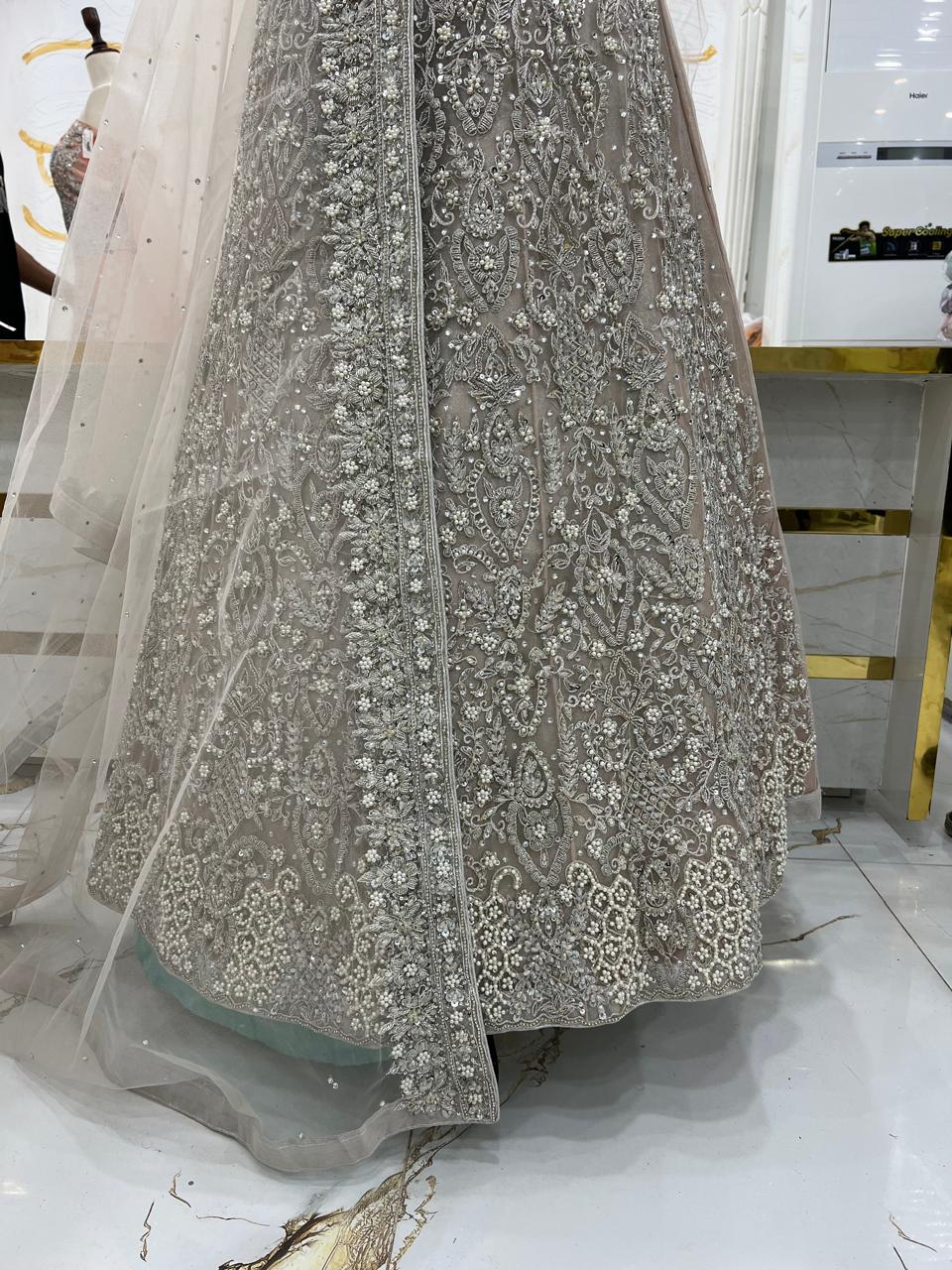 Bridal Maxi Dress 2026 | Elegant Wedding Wear – Star Fabrics (AZ4700)