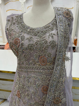 Bridal Maxi Dress 2026 | Elegant Wedding Wear – Star Fabrics (Az4558)