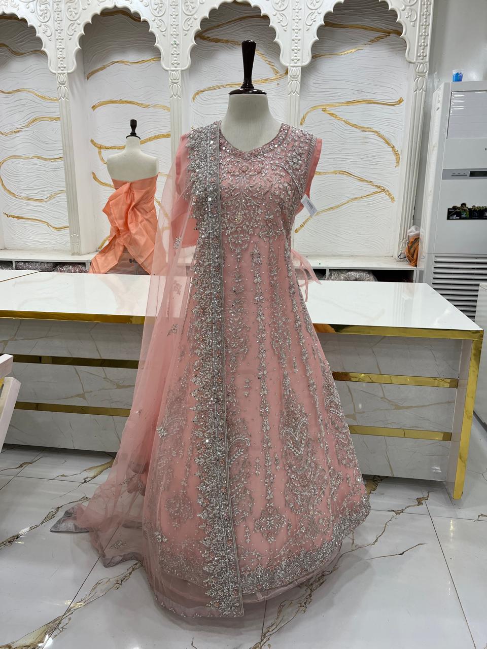 Bridal Maxi Dress 2026 | Elegant Wedding Wear – Star Fabrics (AZ5356)