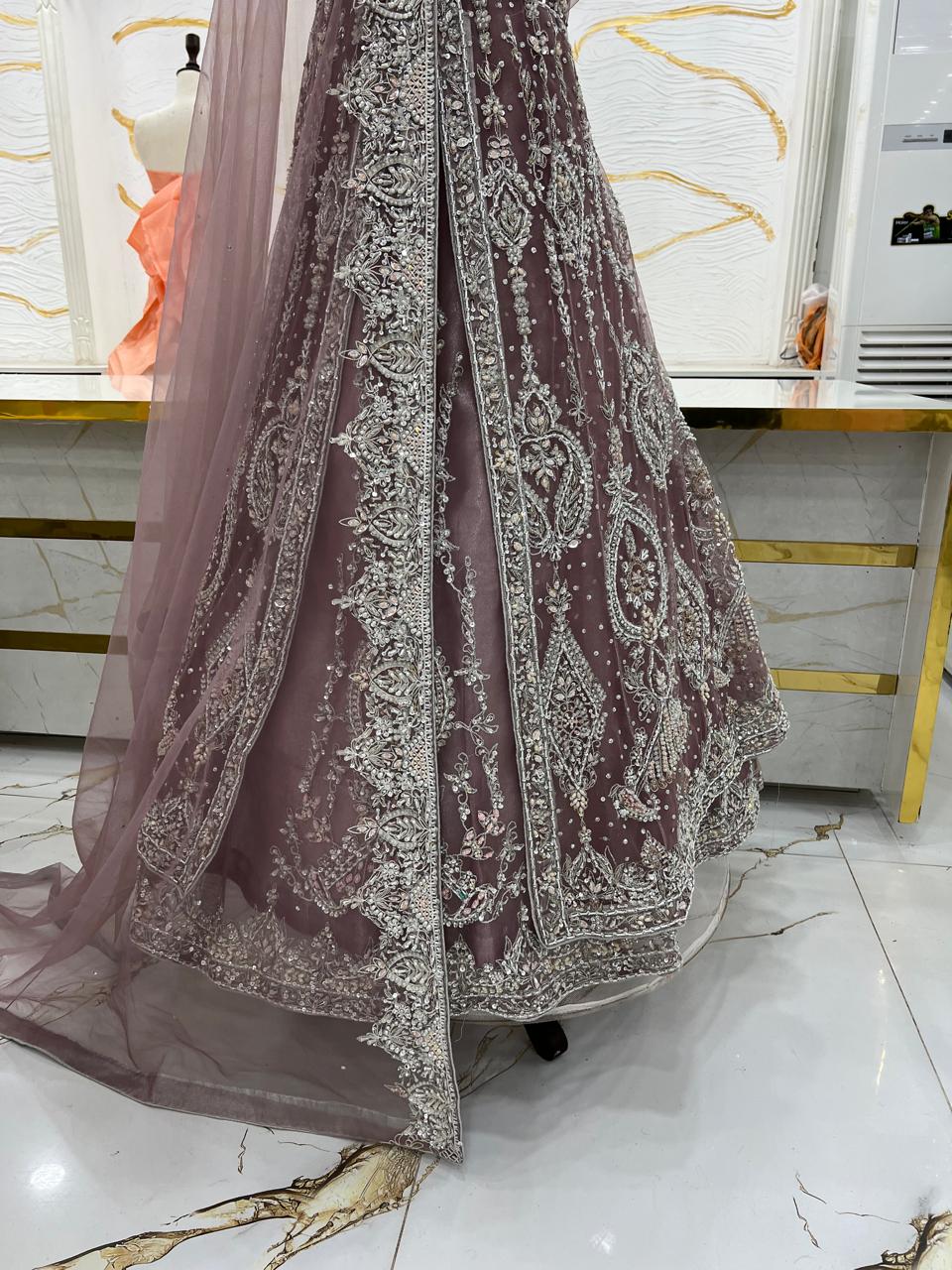 Bridal Maxi Dress 2026 | Elegant Wedding Wear – Star Fabrics (AZ5351)