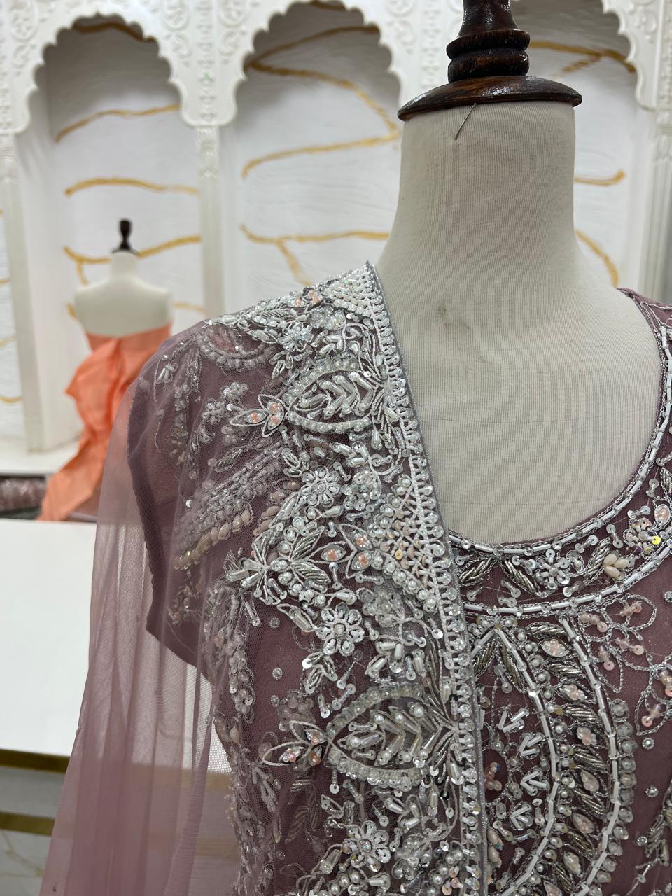Bridal Maxi Dress 2026 | Elegant Wedding Wear – Star Fabrics (AZ5351)