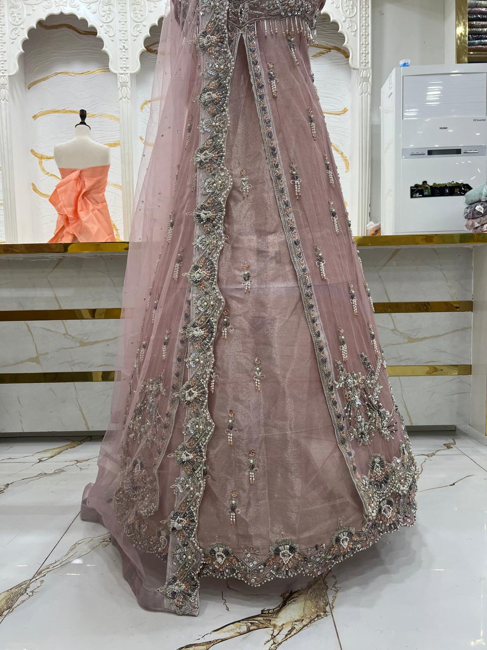 Bridal Maxi Dress 2026 | Elegant Wedding Wear – Star Fabrics (Az2018)