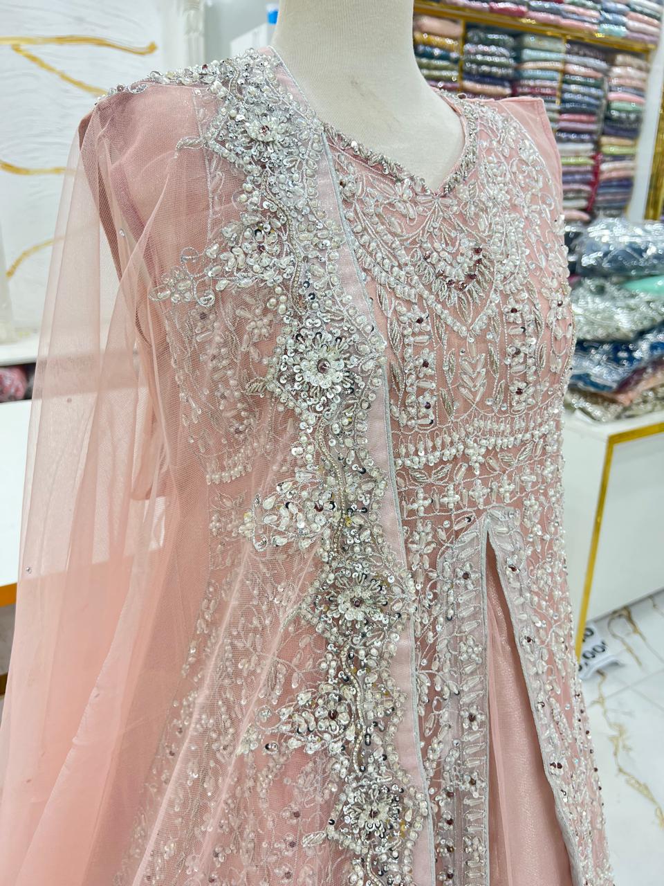 Bridal Maxi Dress 2026 | Elegant Wedding Wear – Star Fabrics (Az5353)