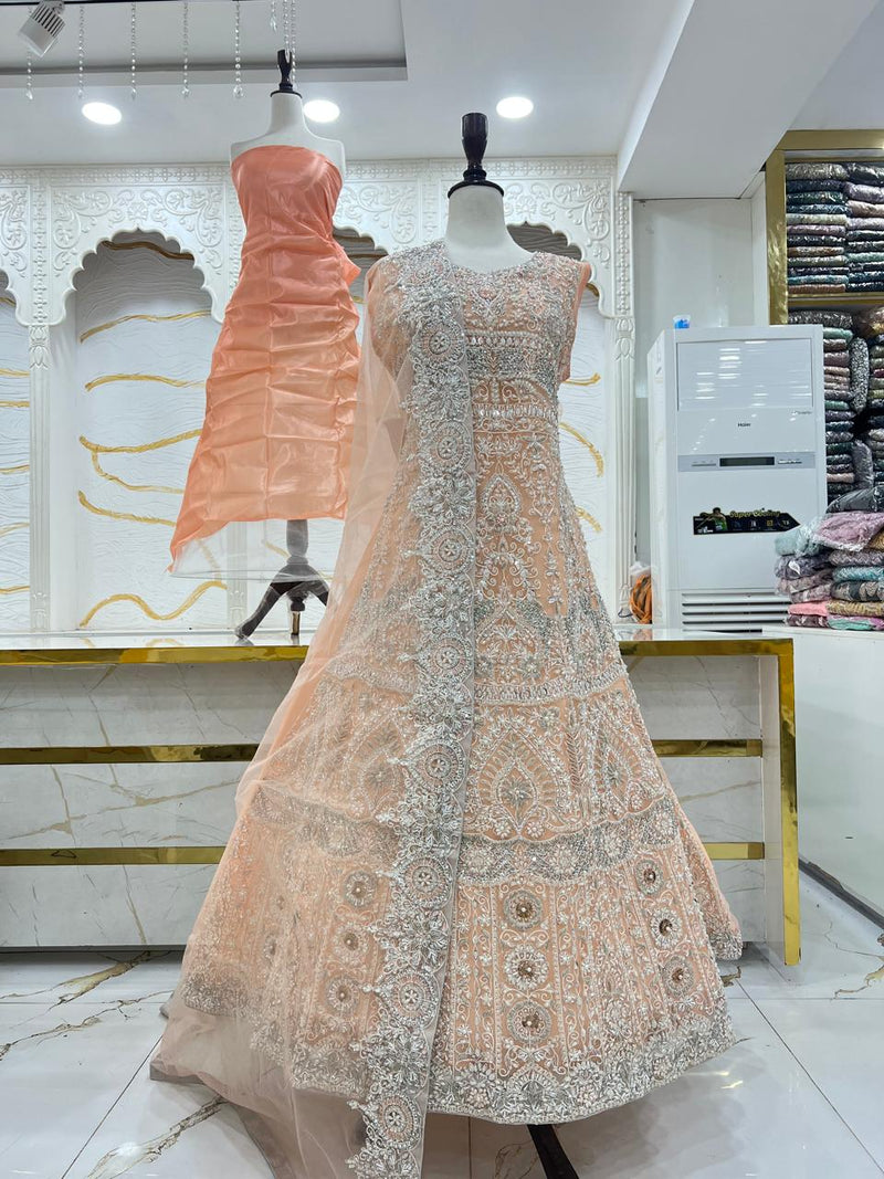 Bridal Maxi Dress 2026 | Elegant Wedding Wear – Star Fabrics (Az5355)