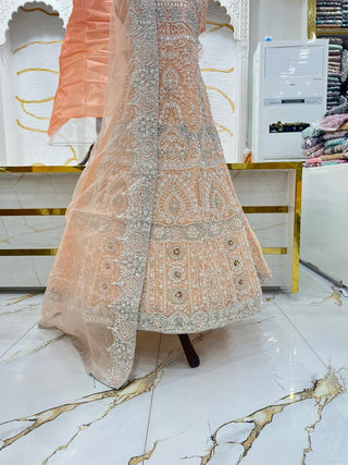 Bridal Maxi Dress 2026 | Elegant Wedding Wear – Star Fabrics (Az5355)