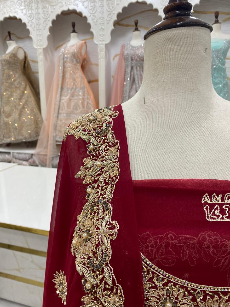Elegant Bridal Lehenga Collection – Star Fabrics (AZ4526)