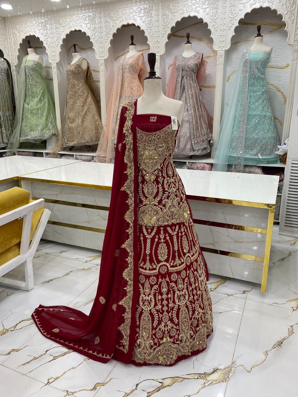 Elegant Bridal Lehenga Collection – Star Fabrics (AZ4526)