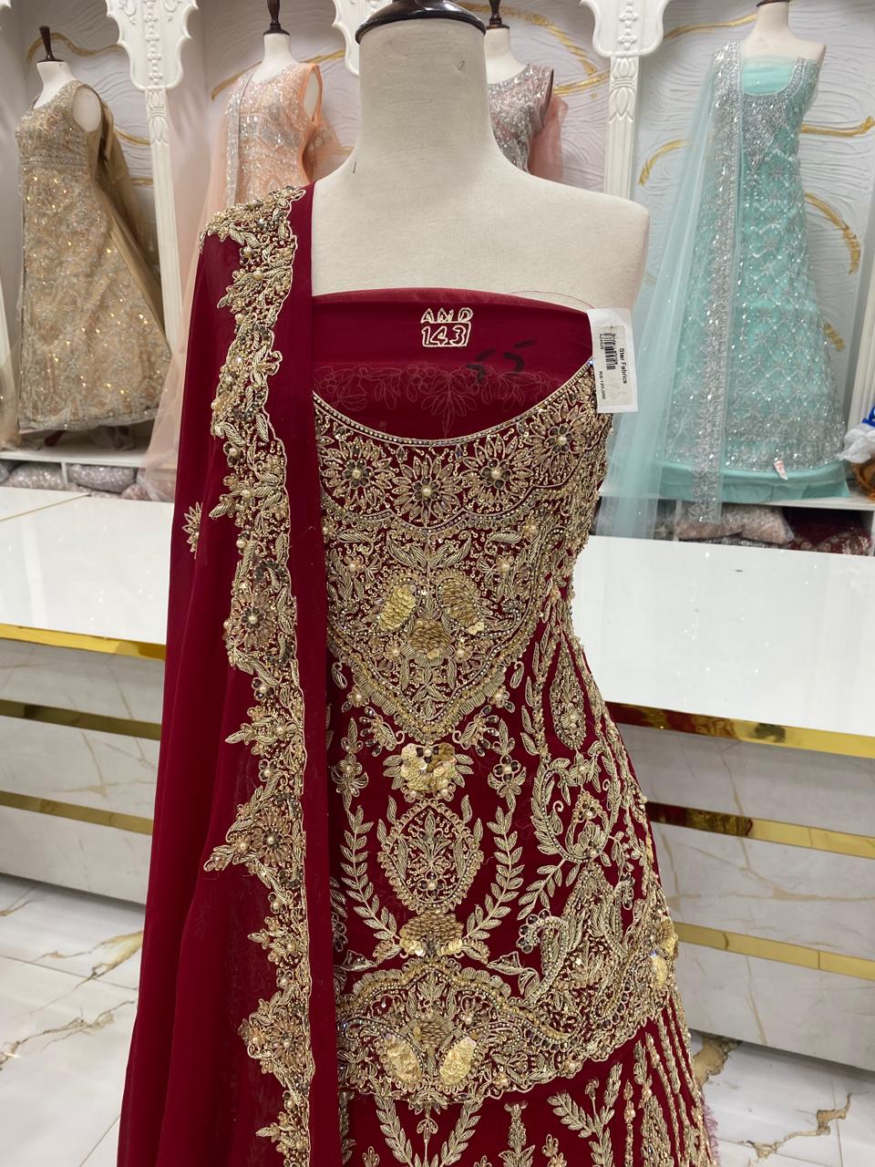 Elegant Bridal Lehenga Collection – Star Fabrics (AZ4526)