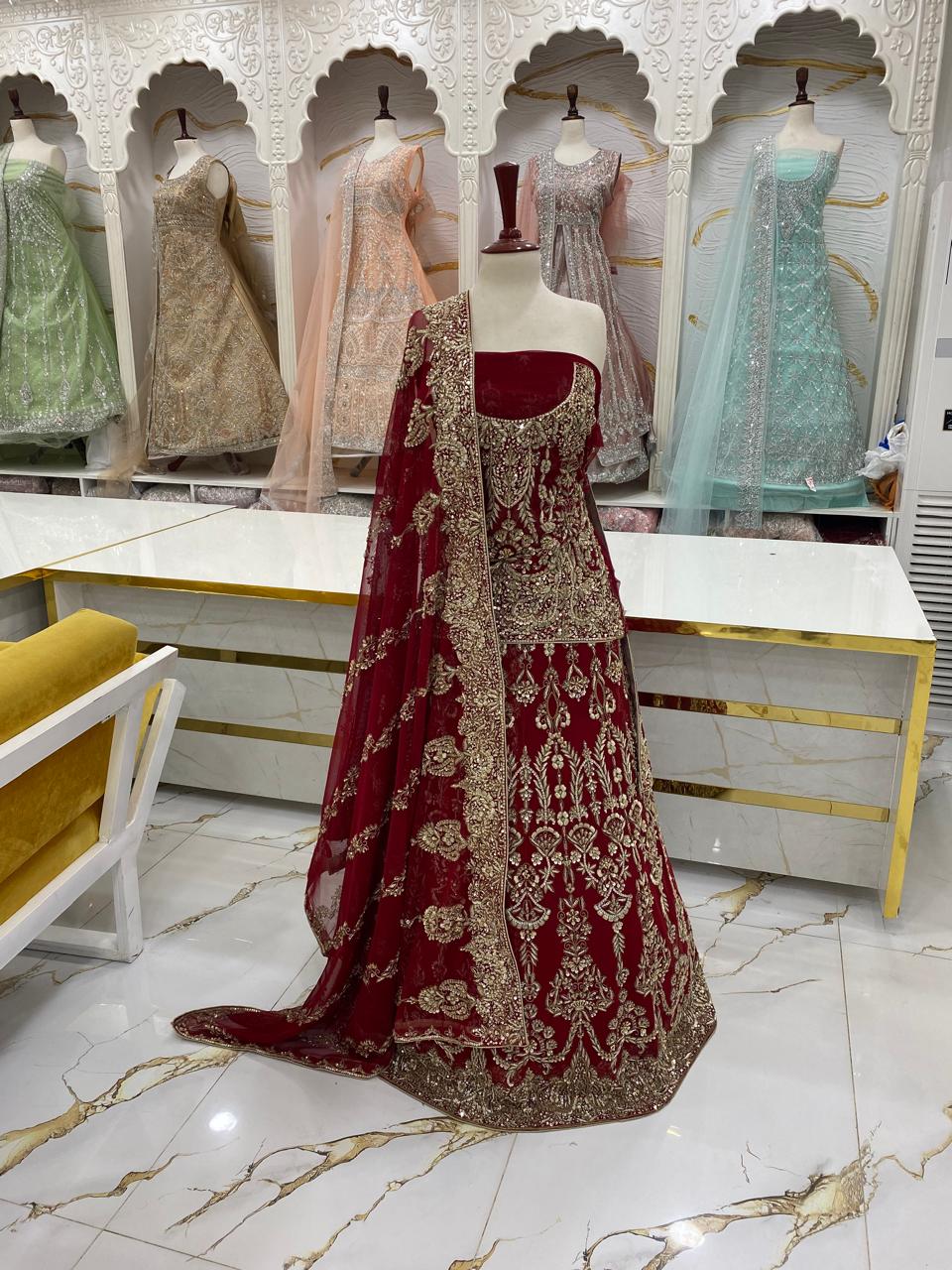 Elegant Bridal Lehenga Collection – Star Fabrics (Az6140)