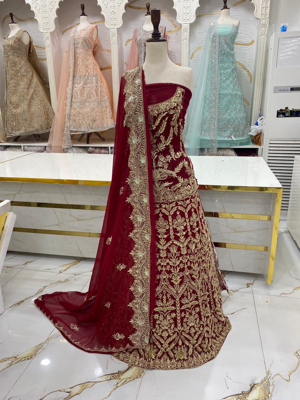Elegant Bridal Lehenga Collection – Star Fabrics (AZ6385)