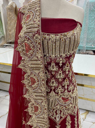 Elegant Bridal Lehenga Collection – Star Fabrics (AZ1575)