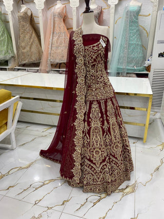 Elegant Bridal Lehenga Collection – Star Fabrics (AZ6403)