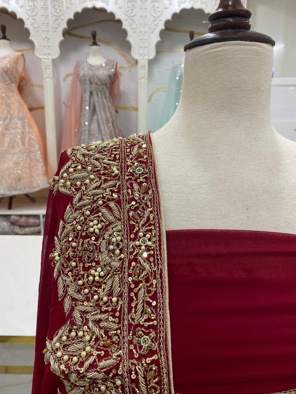 Elegant Bridal Lehenga Collection – Star Fabrics (AZ6396)