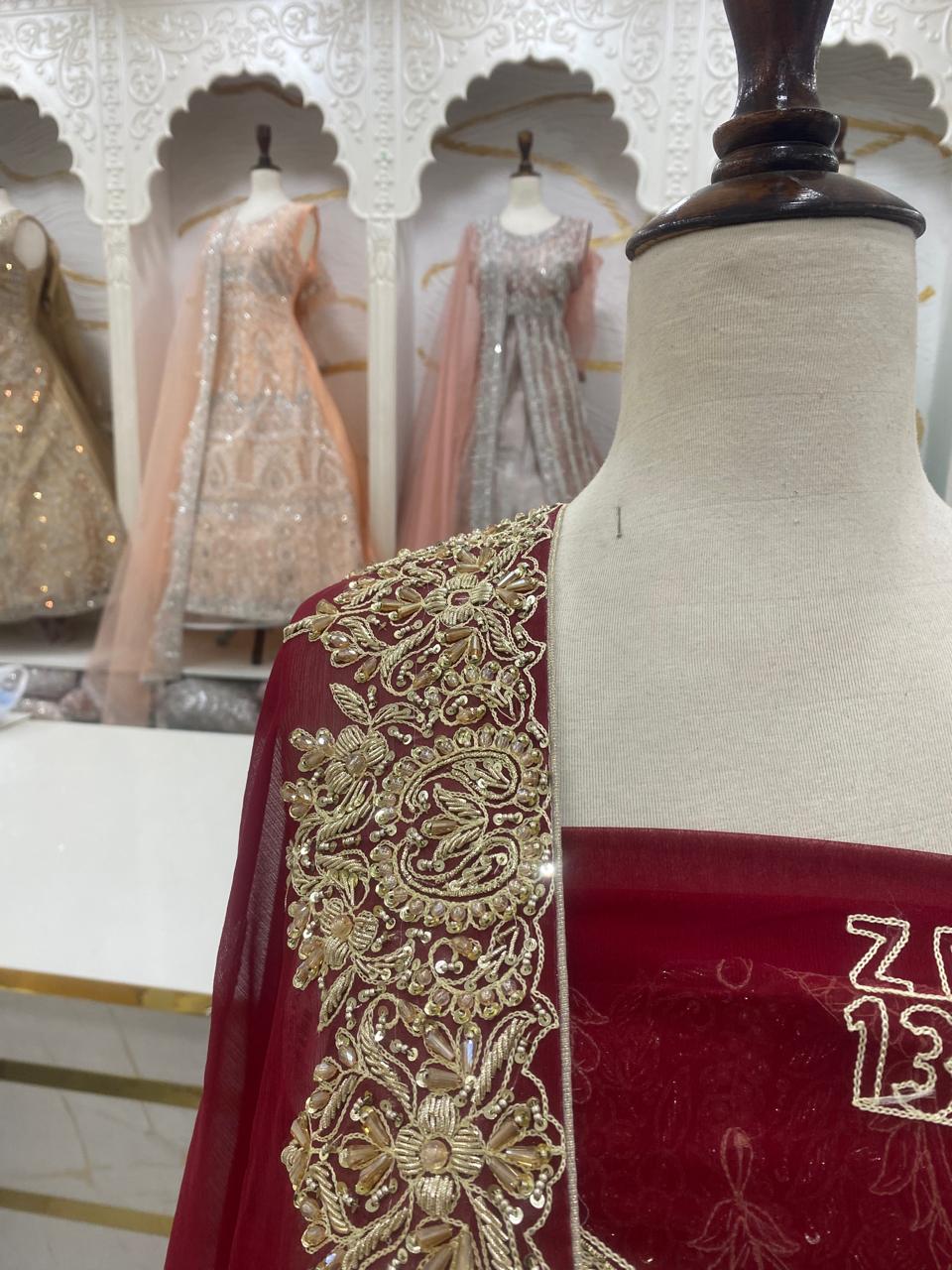 Elegant Bridal Lehenga Collection – Star Fabrics (AZ6198)