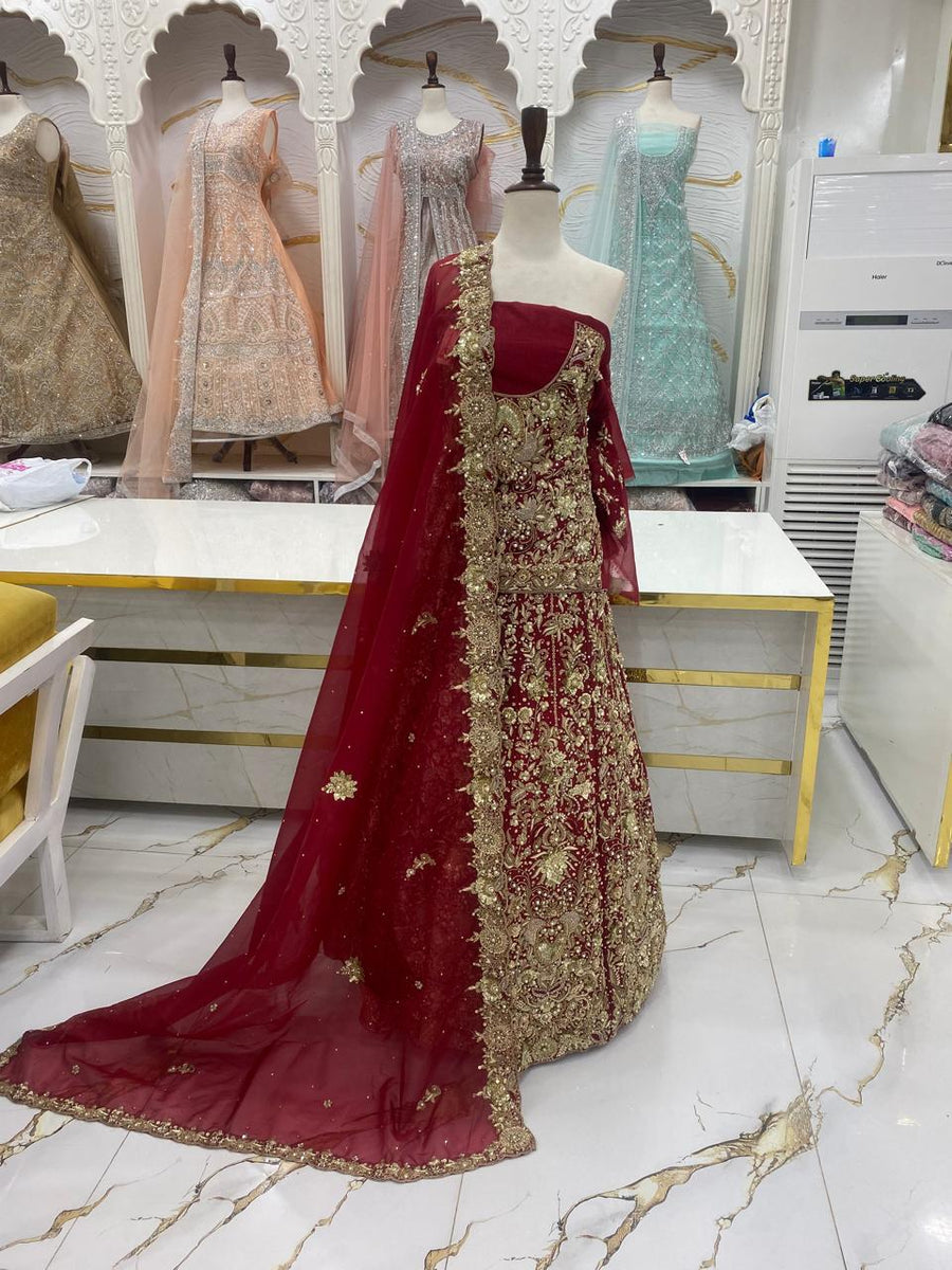 Elegant Bridal Lehenga Collection – Star Fabrics (AZ840)