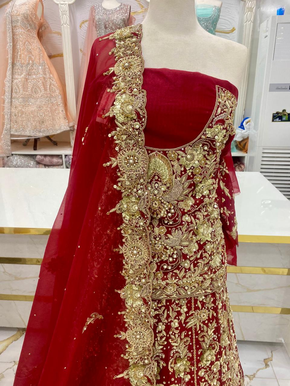Elegant Bridal Lehenga Collection – Star Fabrics (AZ840)