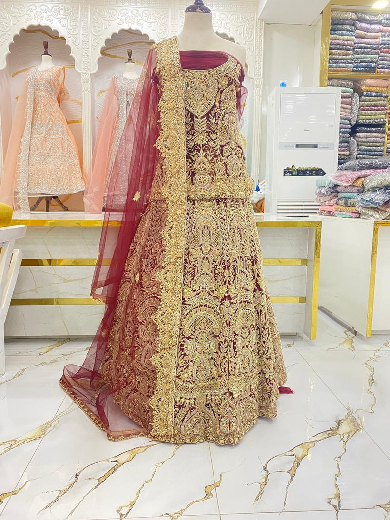 Elegant Bridal Lehenga Collection – Star Fabrics (AZ4366)