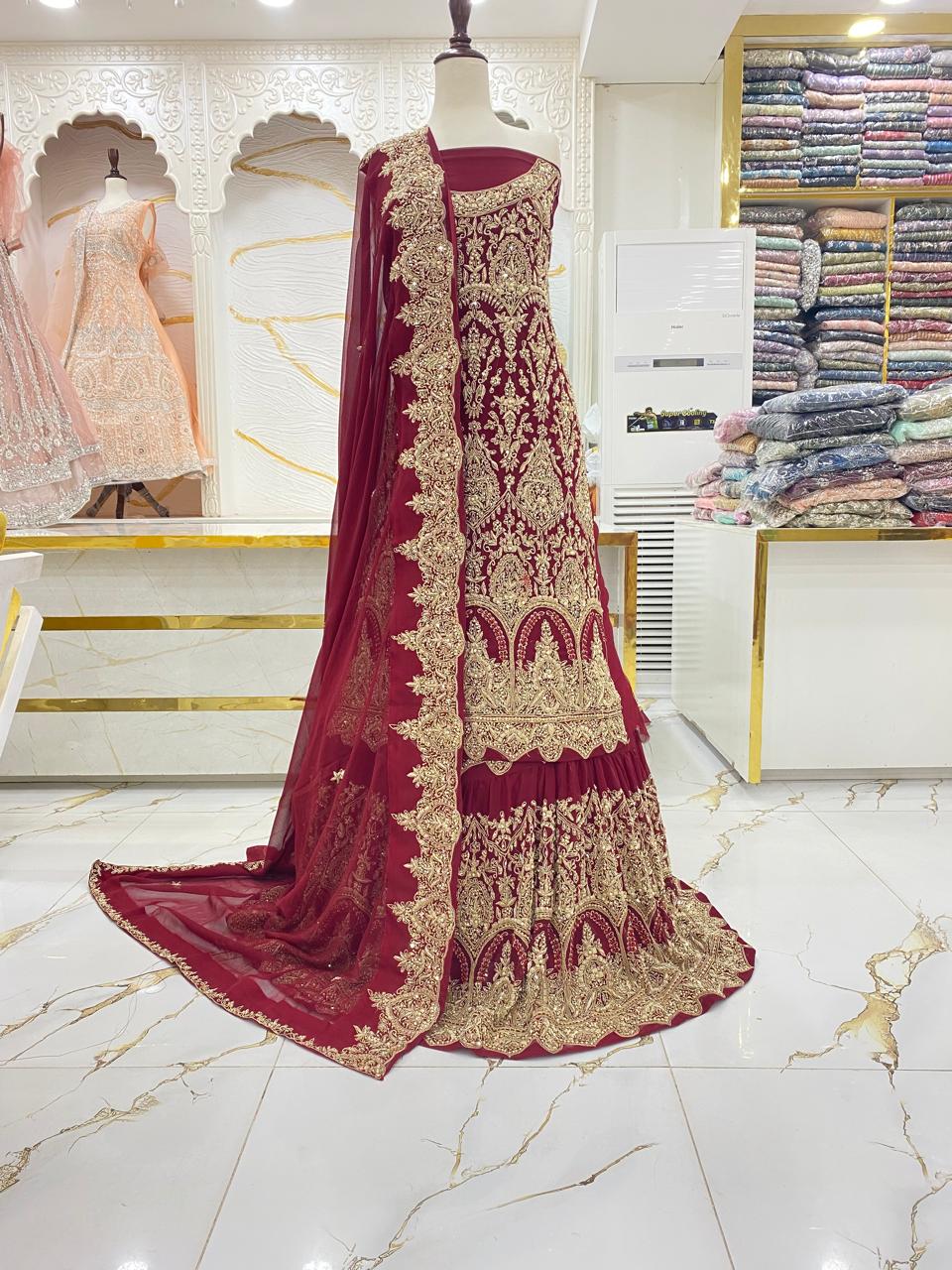 Elegant Bridal Lehenga Collection – Star Fabrics (AZ6350)