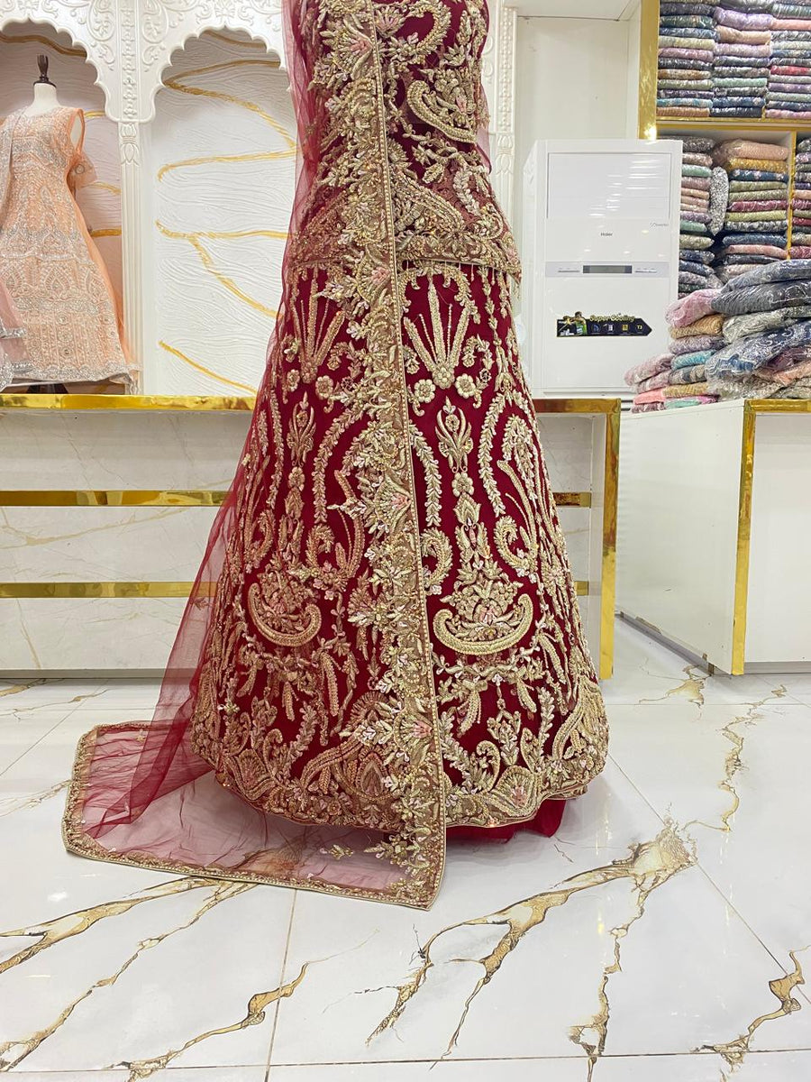 Elegant Bridal Lehenga Collection – Star Fabrics (Az4290)