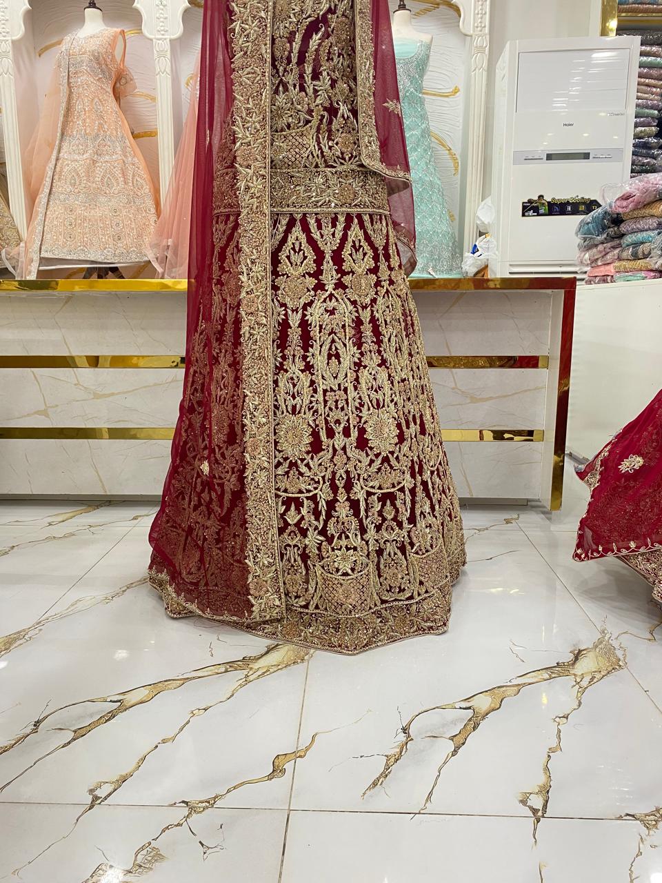 Elegant Bridal Lehenga Collection – Star Fabrics (Az6125)