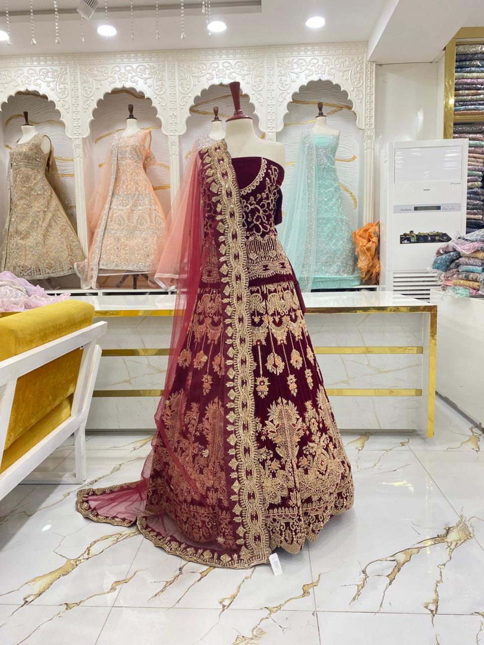 Elegant Bridal Lehenga Collection – Star Fabrics (AZ4732)