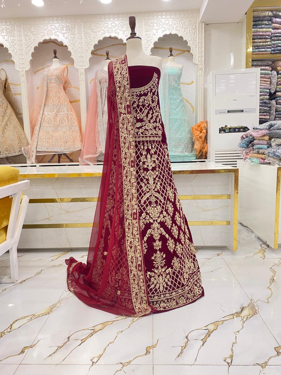 Elegant Bridal Lehenga Collection – Star Fabrics (AZ5532)