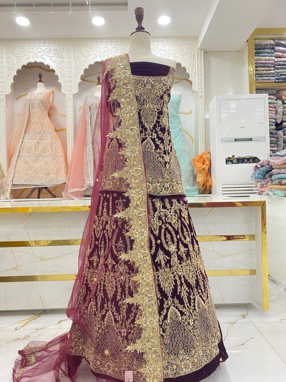 Elegant Bridal Lehenga Collection – Star Fabrics (AZ6336)