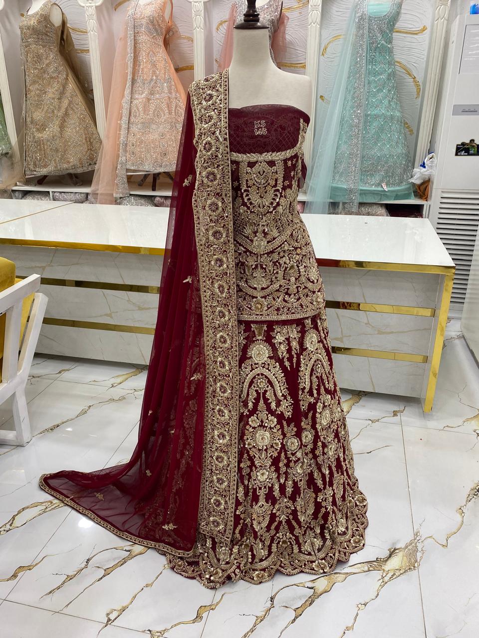 Elegant Bridal Lehenga Collection – Star Fabrics (AZ6407)