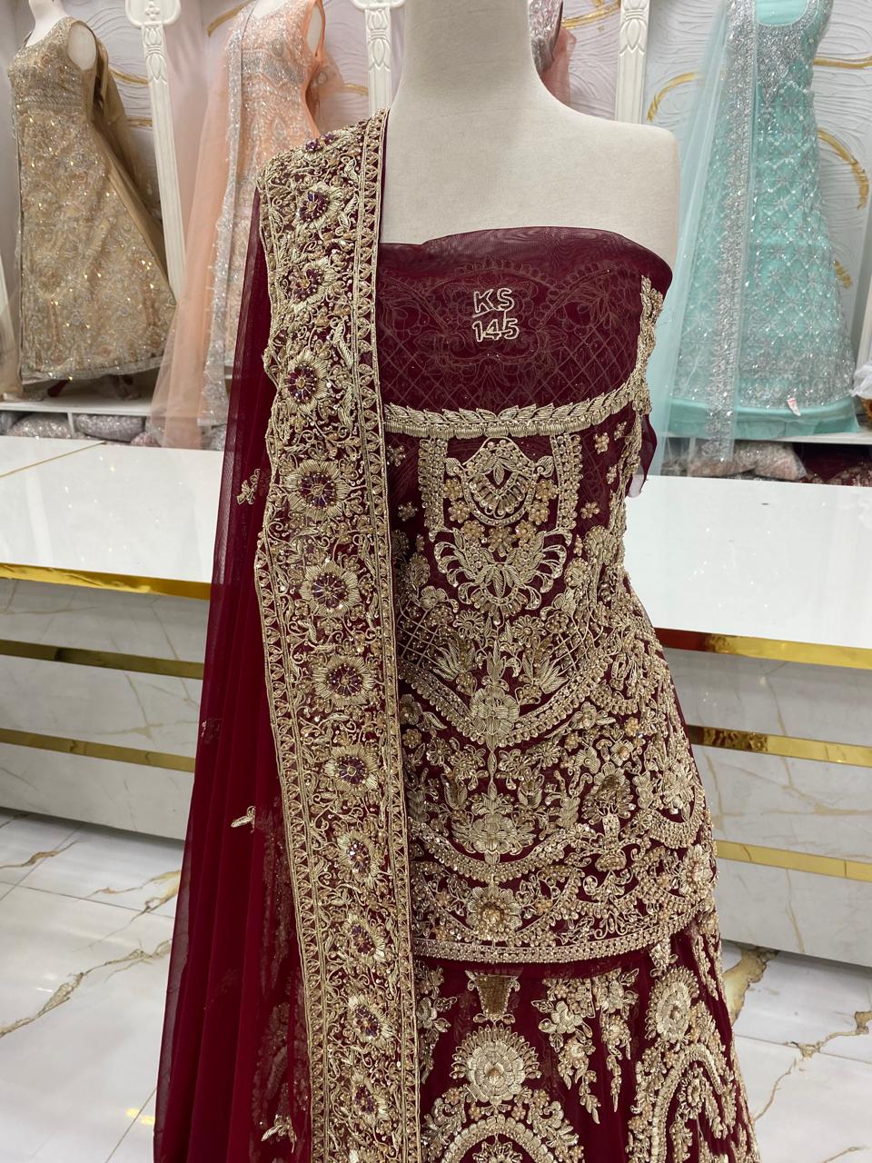 Elegant Bridal Lehenga Collection – Star Fabrics (AZ6407)