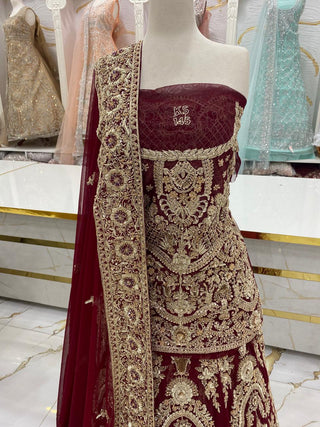 Elegant Bridal Lehenga Collection – Star Fabrics (AZ6407)