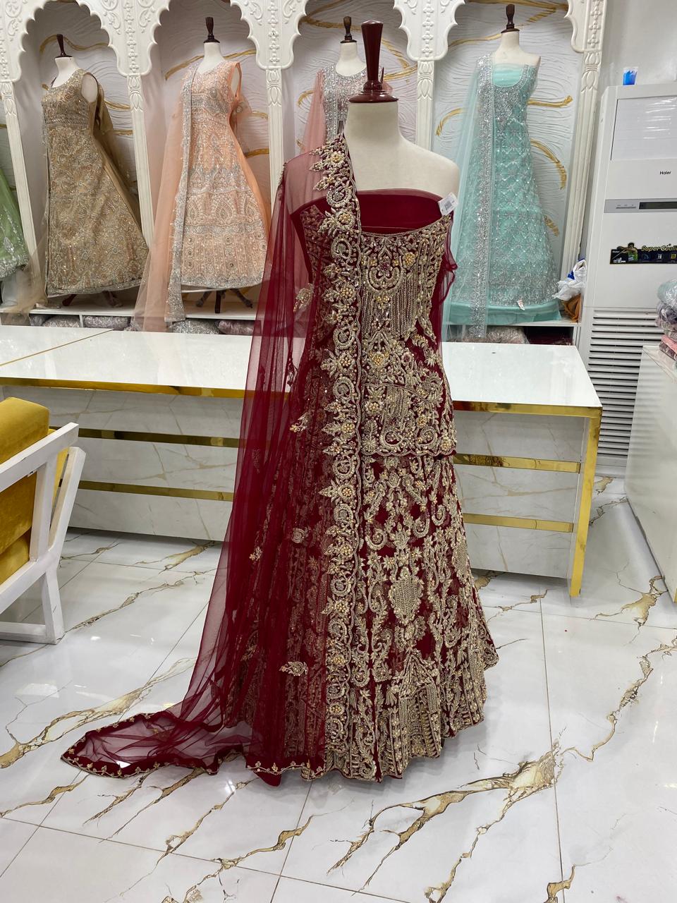 Elegant Bridal Lehenga Collection – Star Fabrics (AZ4582)