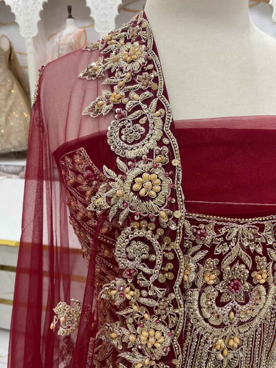 Elegant Bridal Lehenga Collection – Star Fabrics (AZ4582)