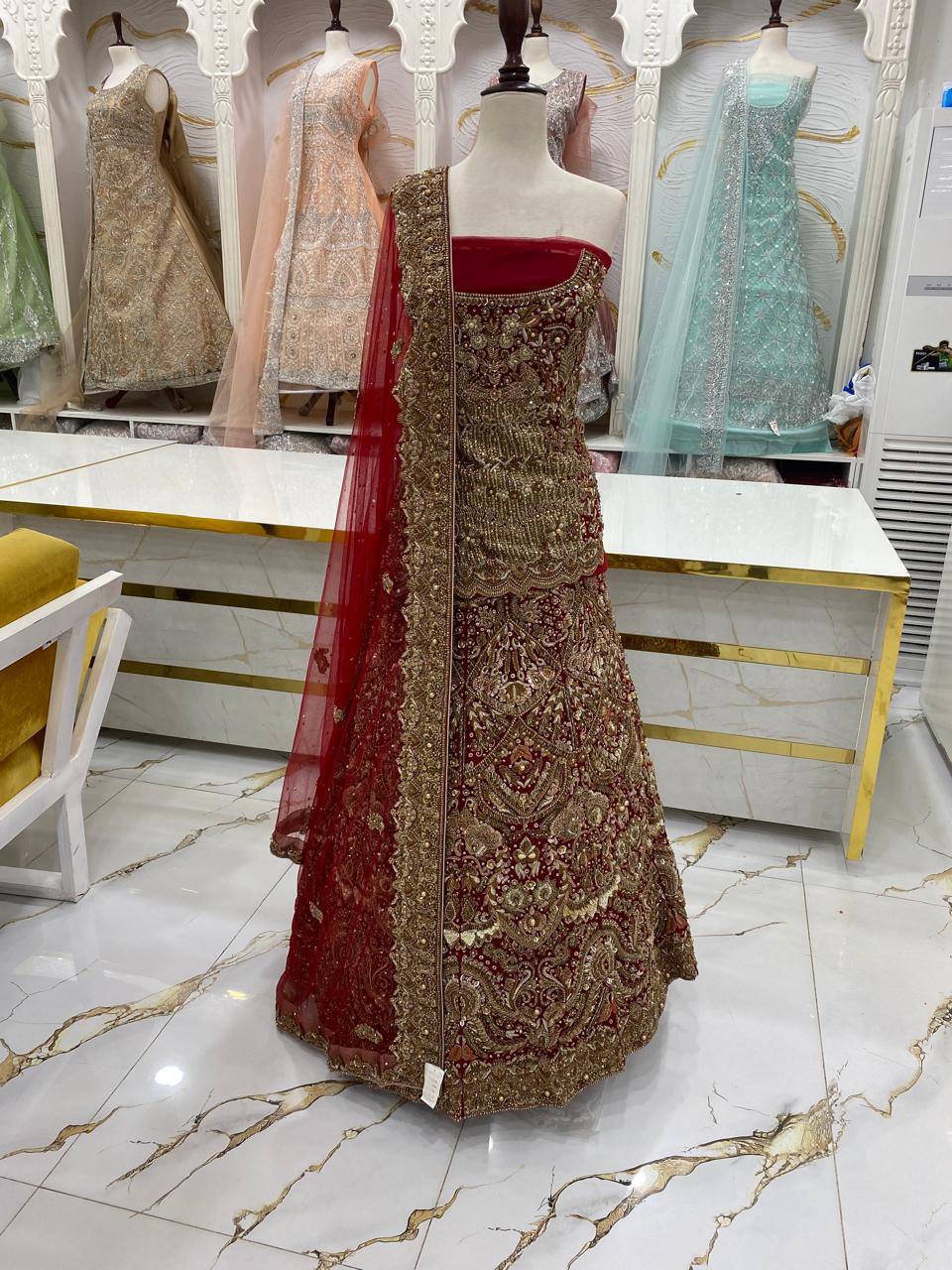Elegant Bridal Lehenga Collection – Star Fabrics (AZ1488)