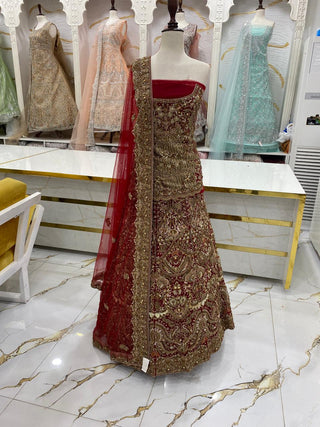 Elegant Bridal Lehenga Collection – Star Fabrics (AZ1488)