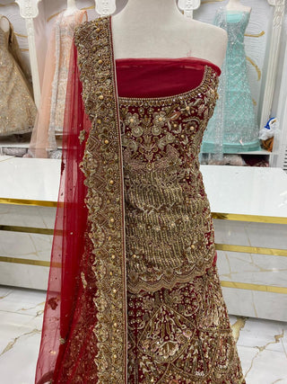 Elegant Bridal Lehenga Collection – Star Fabrics (AZ1488)