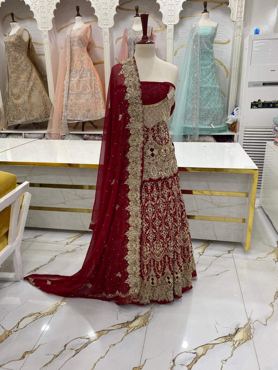 Elegant Bridal Lehenga Collection – Star Fabrics (AZ1286)