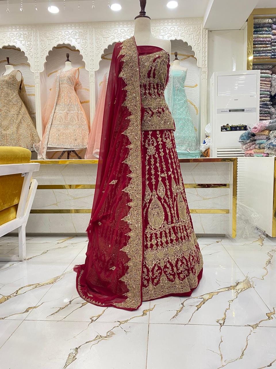 Elegant Bridal Lehenga Collection – Star Fabrics (AZ4455)