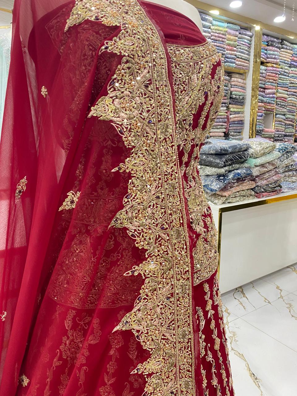 Elegant Bridal Lehenga Collection – Star Fabrics (AZ4455)