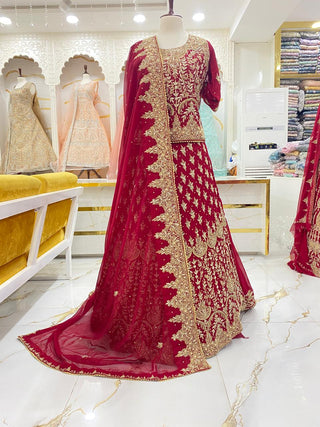 Elegant Bridal Lehenga Collection – Star Fabrics (AZ4608)