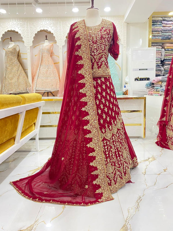 Elegant Bridal Lehenga Collection – Star Fabrics (AZ4608)