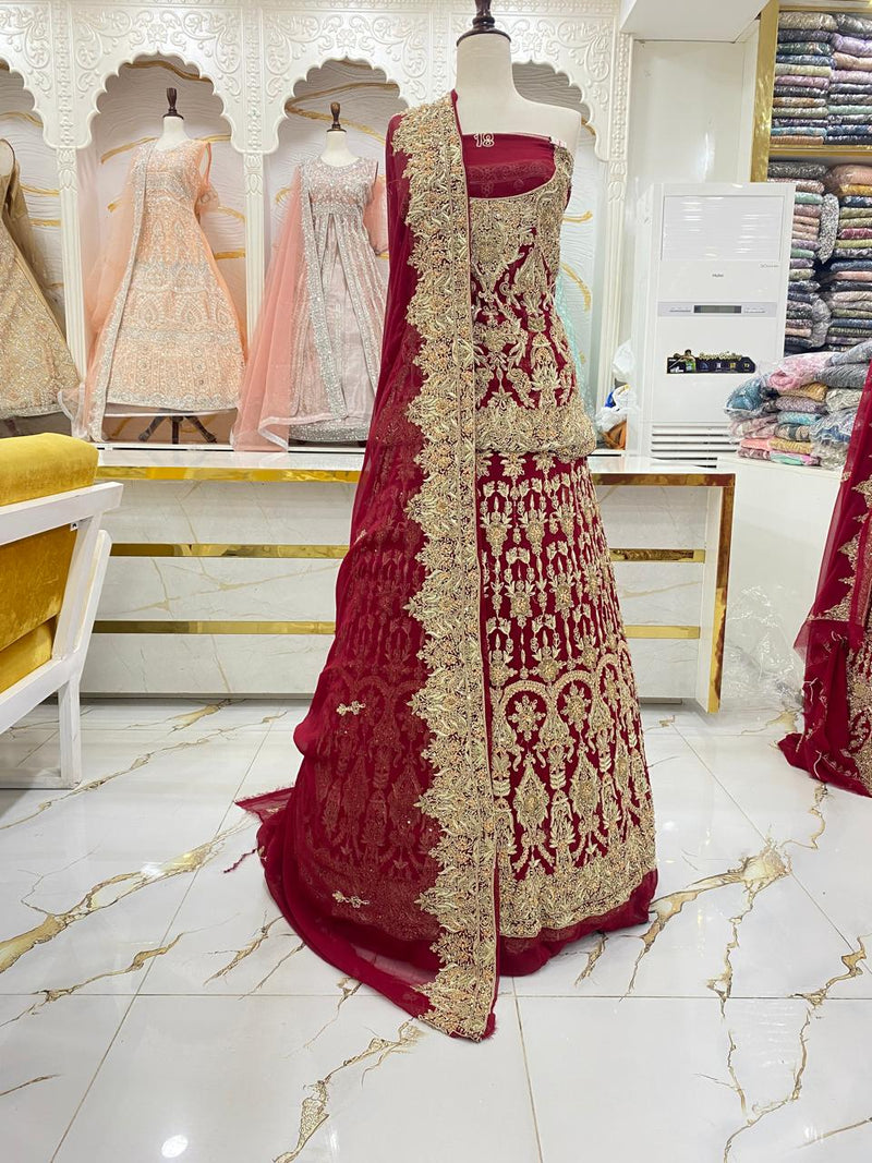 Elegant Bridal Lehenga Collection – Star Fabrics (AZ4489)