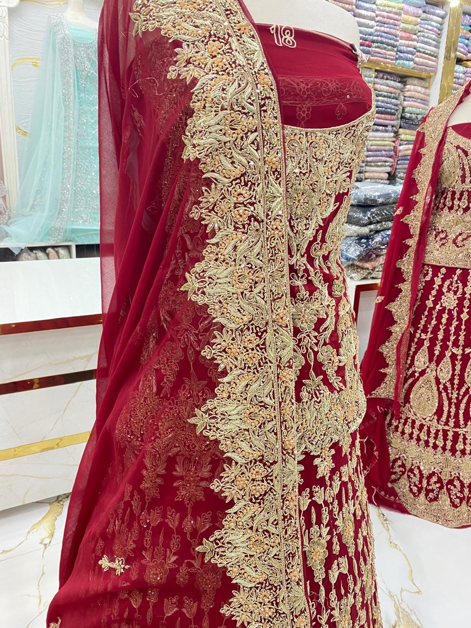 Elegant Bridal Lehenga Collection – Star Fabrics (AZ4489)