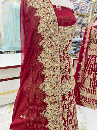 Elegant Bridal Lehenga Collection – Star Fabrics (AZ4489)