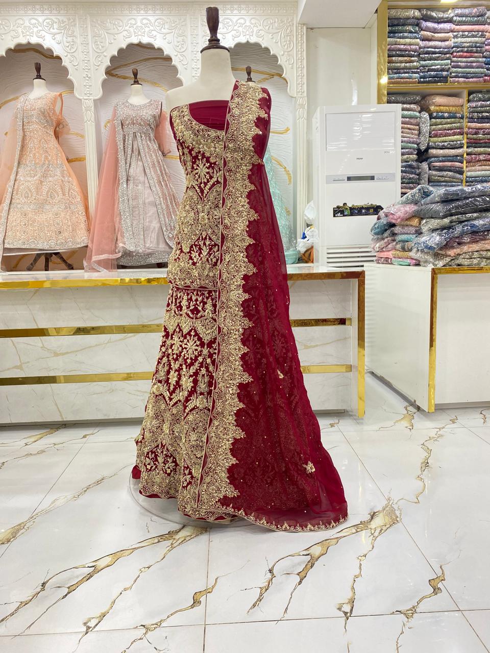 Elegant Bridal Lehenga Collection – Star Fabrics (AZ5276)