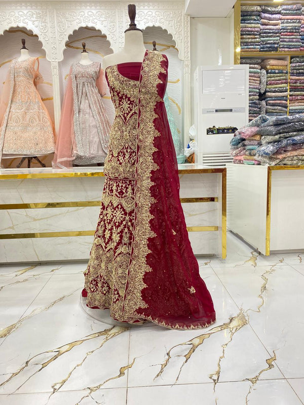 Elegant Bridal Lehenga Collection – Star Fabrics (AZ5276)