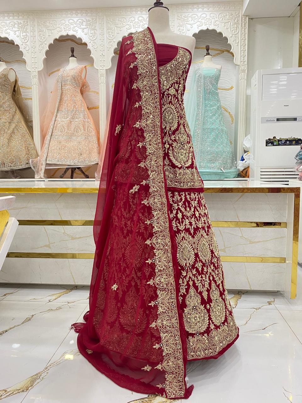 Elegant Bridal Lehenga Collection – Star Fabrics (AZ4469)