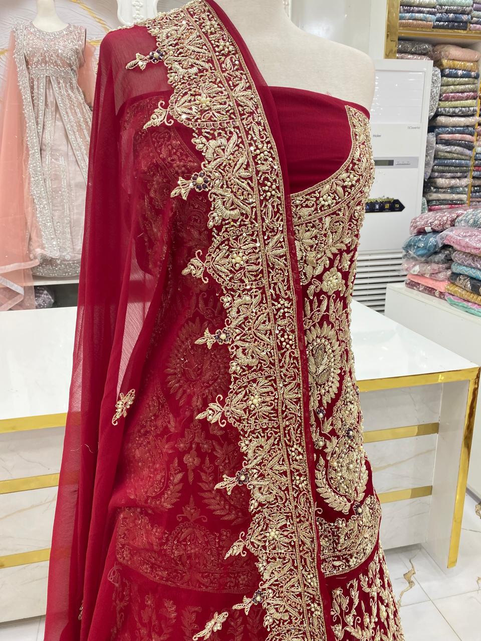 Elegant Bridal Lehenga Collection – Star Fabrics (AZ4469)