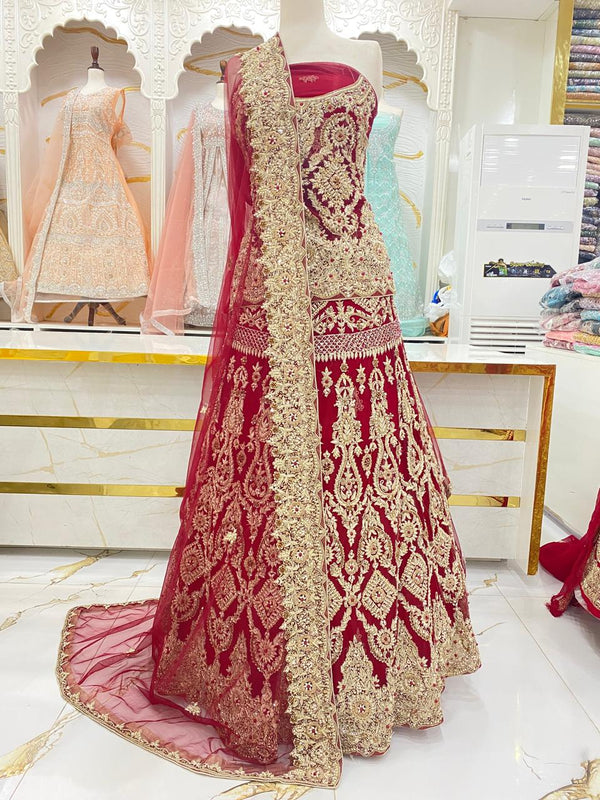 Elegant Bridal Lehenga Collection – Star Fabrics (AZ5251)