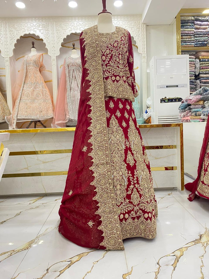 Elegant Bridal Lehenga Collection – Star Fabrics (Az4131)